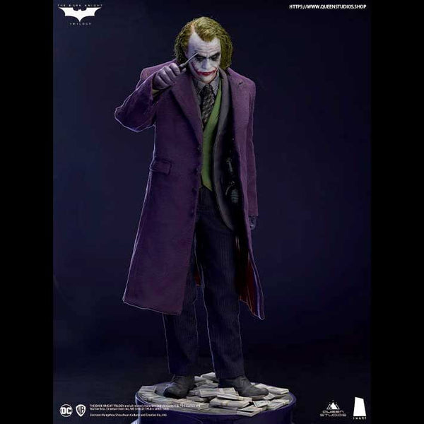 Queen Studios InArt The Dark Knight Joker (Heath Ledger) 1/6 Action Figure Twin Pack Sculpture Hair Ve