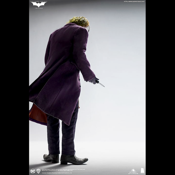 Queen Studios InArt The Dark Knight Joker (Heath Ledger) 1/6 Action Figure Twin Pack Sculpture Hair Ve