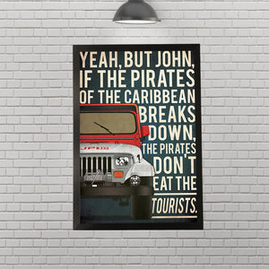 Jurassic Park Car Poster