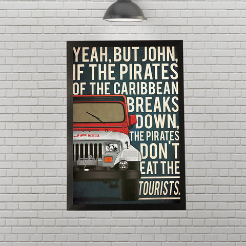 Jurassic Park Car Poster