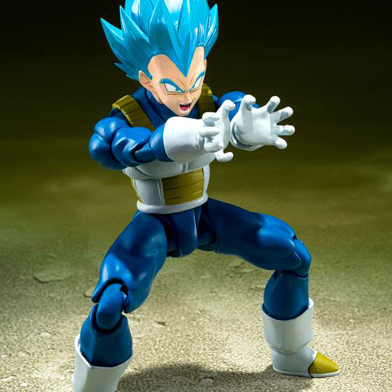 Dragon Ball Super S.H.Figuarts Super Saiyan God Super Saiyan Vegeta (Unwavering Saiyan Pride) Action Figure