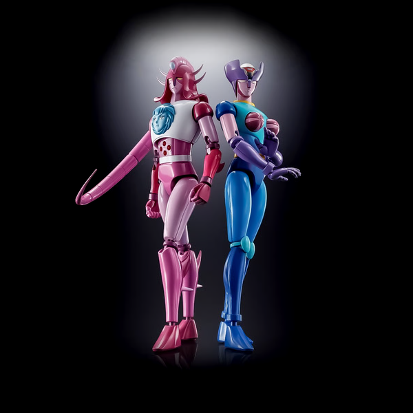 SOUL OF CHOGOKIN GX-108 RHEIN X1 & GX-11R DIANAN A – DIE-CAST FIGURE BY BANDAI TAMASHII