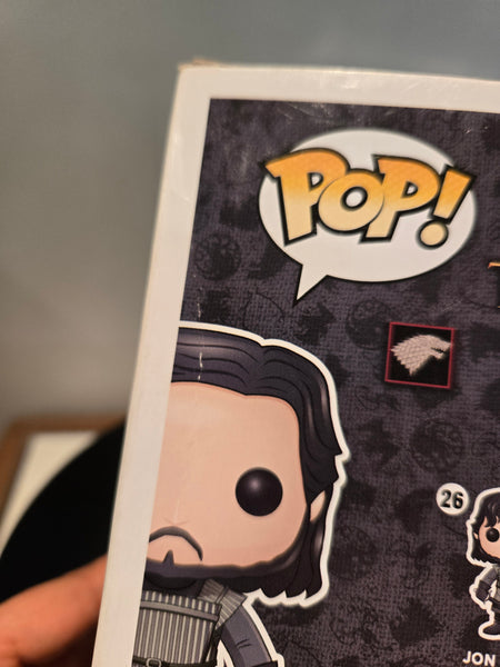 FUNKO POP TV:  Jon Snow Training Ground Figure (Damaged Box )