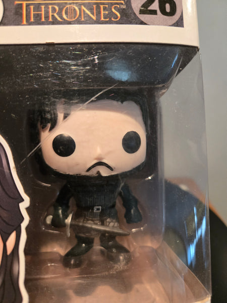 FUNKO POP TV:  Jon Snow Training Ground Figure (Damaged Box )