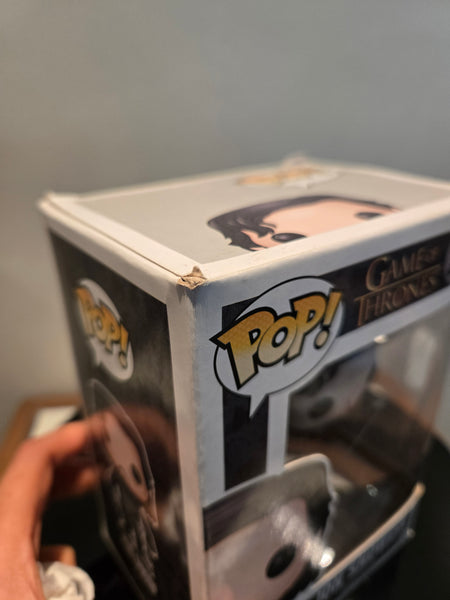 FUNKO POP TV:  Jon Snow Training Ground Figure (Damaged Box )
