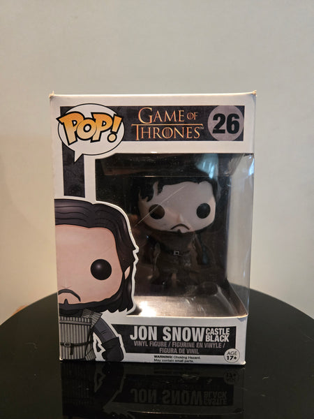 FUNKO POP TV:  Jon Snow Training Ground Figure (Damaged Box )