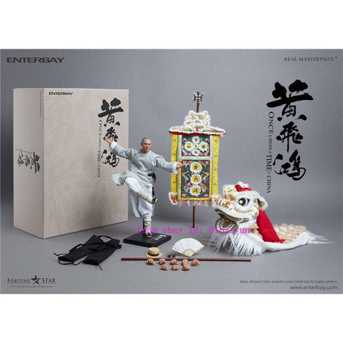 Enterbay 1/6 Real Masterpiece Wong Fei Hung Jet Li Action Figure - ( Display Item)
