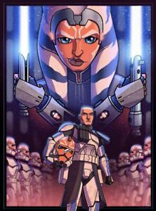 SDCC 2020 Star Wars Clone Wars Ahsoka Tano Siege of Mandalore Poster Print Mondo