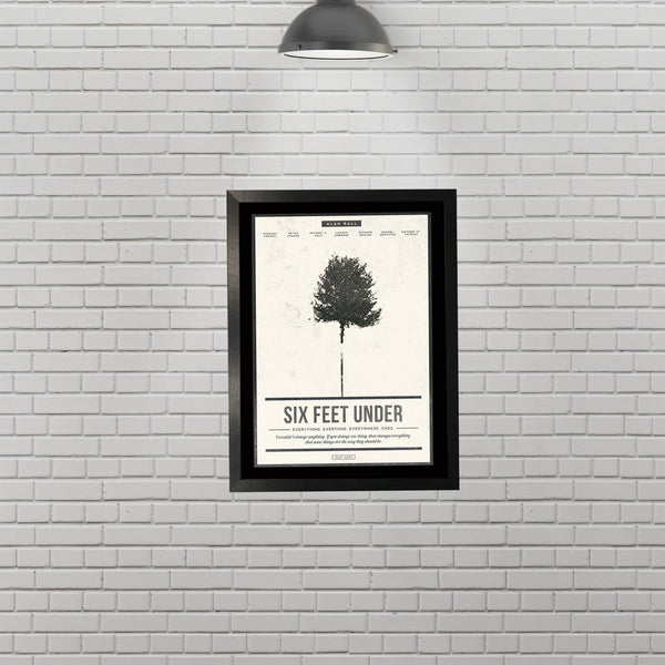 SIX FEET UNDER - Alan Ball - Unique Retro Poster