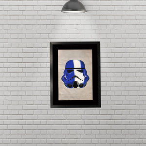 Brave Heart X Stormtrooper Mesh Up Poster
