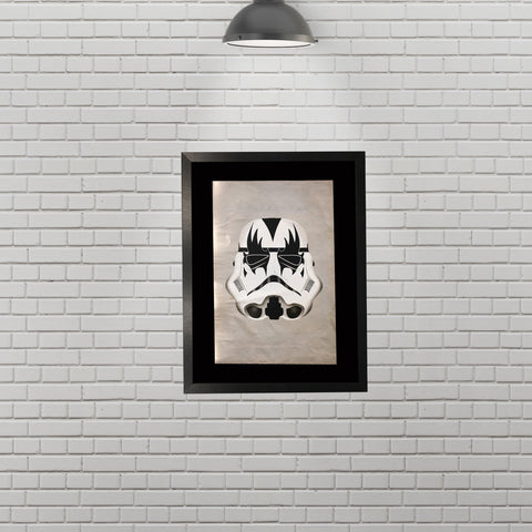 Kiss x stormrooper Mesh Up Poster