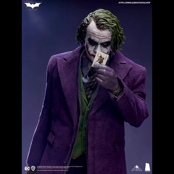 Queen Studios InArt The Dark Knight Joker (Heath Ledger) 1/6 Action Figure Twin Pack Sculpture Hair Ve