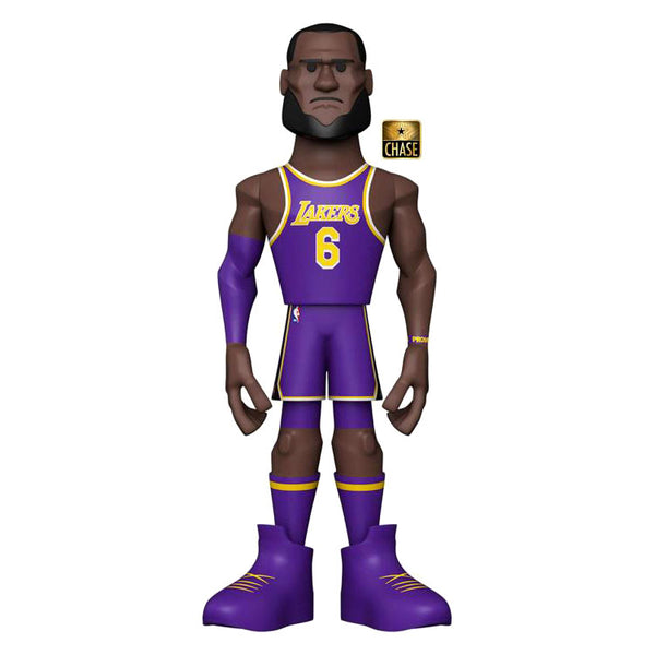 NBA: Lakers Gold LeBron James 12-Inch Premium Vinyl Figure (Chase)