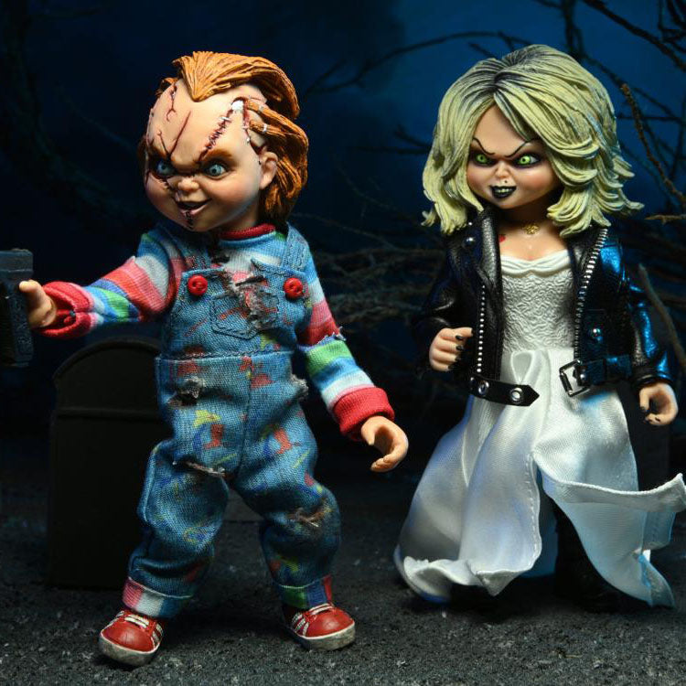 Bride of Chucky Chucky and Tiffany Clothed Figure Two-Pack