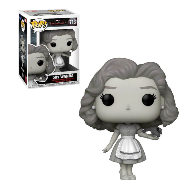 Funko Pop! WandaVision 50's Wanda Black & White with Protector Case
