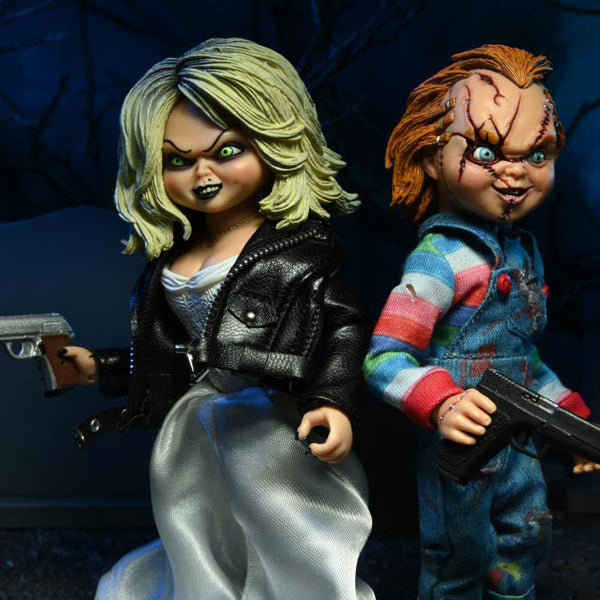 Bride of Chucky Chucky and Tiffany Clothed Figure Two-Pack