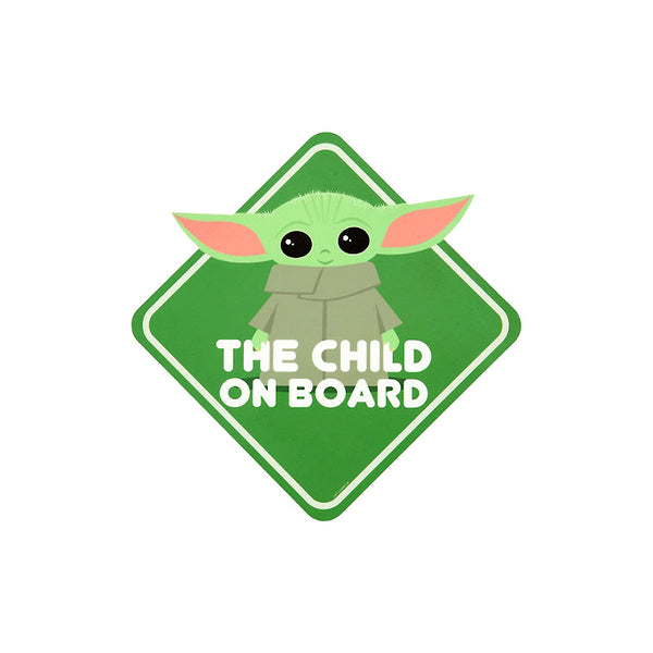The Mandalorian The Child On Board Window Decal