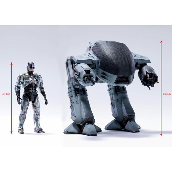 RoboCop ED-209 vs. RoboCop SDCC 2022 PX Previews 1:18 Scale Exclusive Figure Set