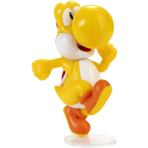 Running Yellow Yoshi figure - World of Nintendo 2.50"