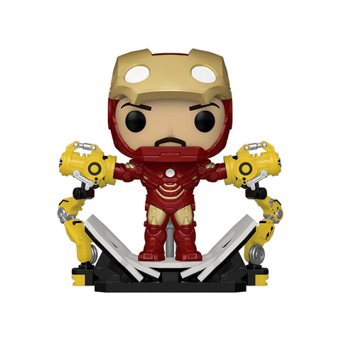 Funko Pop! Deluxe: Iron Man 2 - Iron Man with Gantry PX Previews Exclusive