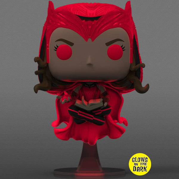 Funko Pop! Marvel: WandaVision - Scarlet Witch Glow-in-the-Dark Entertainment Earth Exclusive