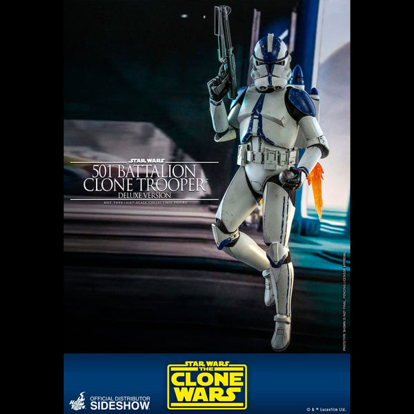 501st Battalion Clone Trooper (Deluxe) Sixth Scale Figure by Hot Toys ( Opened item )