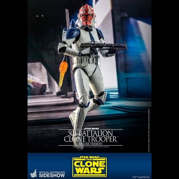 501st Battalion Clone Trooper (Deluxe) Sixth Scale Figure by Hot Toys ( Opened item )