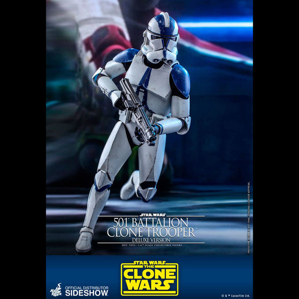 501st Battalion Clone Trooper (Deluxe) Sixth Scale Figure by Hot Toys ( Opened item )