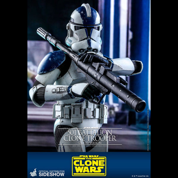 501st Battalion Clone Trooper (Deluxe) Sixth Scale Figure by Hot Toys ( Opened item )