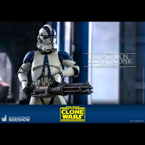 501st Battalion Clone Trooper (Deluxe) Sixth Scale Figure by Hot Toys ( Opened item )