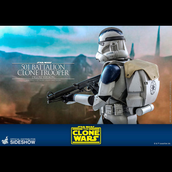 501st Battalion Clone Trooper (Deluxe) Sixth Scale Figure by Hot Toys ( Opened item )