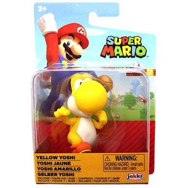 Running Yellow Yoshi figure - World of Nintendo 2.50"