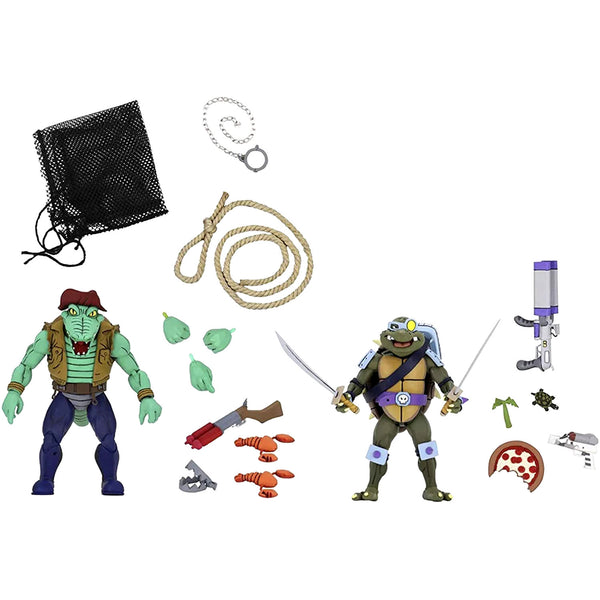 TMNT- 7" Slash and Leatherhead Action Figures