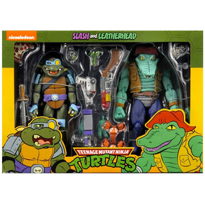 TMNT- 7" Slash and Leatherhead Action Figures