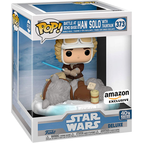 Funko Pop! Deluxe Star Wars: Battle at Echo Base Series - Han Solo and Tauntaun, Amazon Exclusive