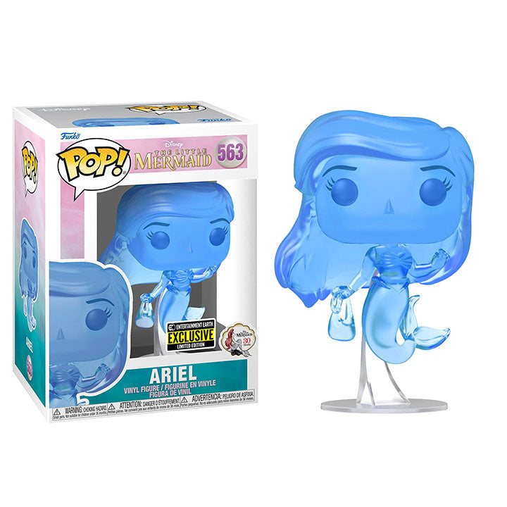 Funko Pop! Disney: The Little Mermaid Ariel (Blue Translucent) Exclusive