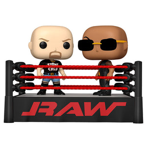 Funko Pop! Moment: WWE - The Rock vs. Stone Cold in Wrestling Ring