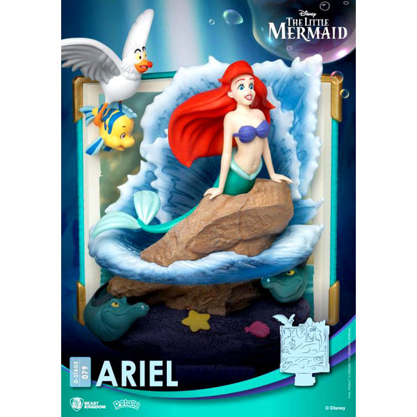 The Little Mermaid Disney Storybook D-Stage DS-079 Ariel Statue