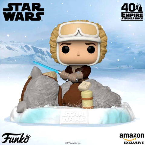 Funko Pop! Deluxe Star Wars: Battle at Echo Base Series - Han Solo and Tauntaun, Amazon Exclusive