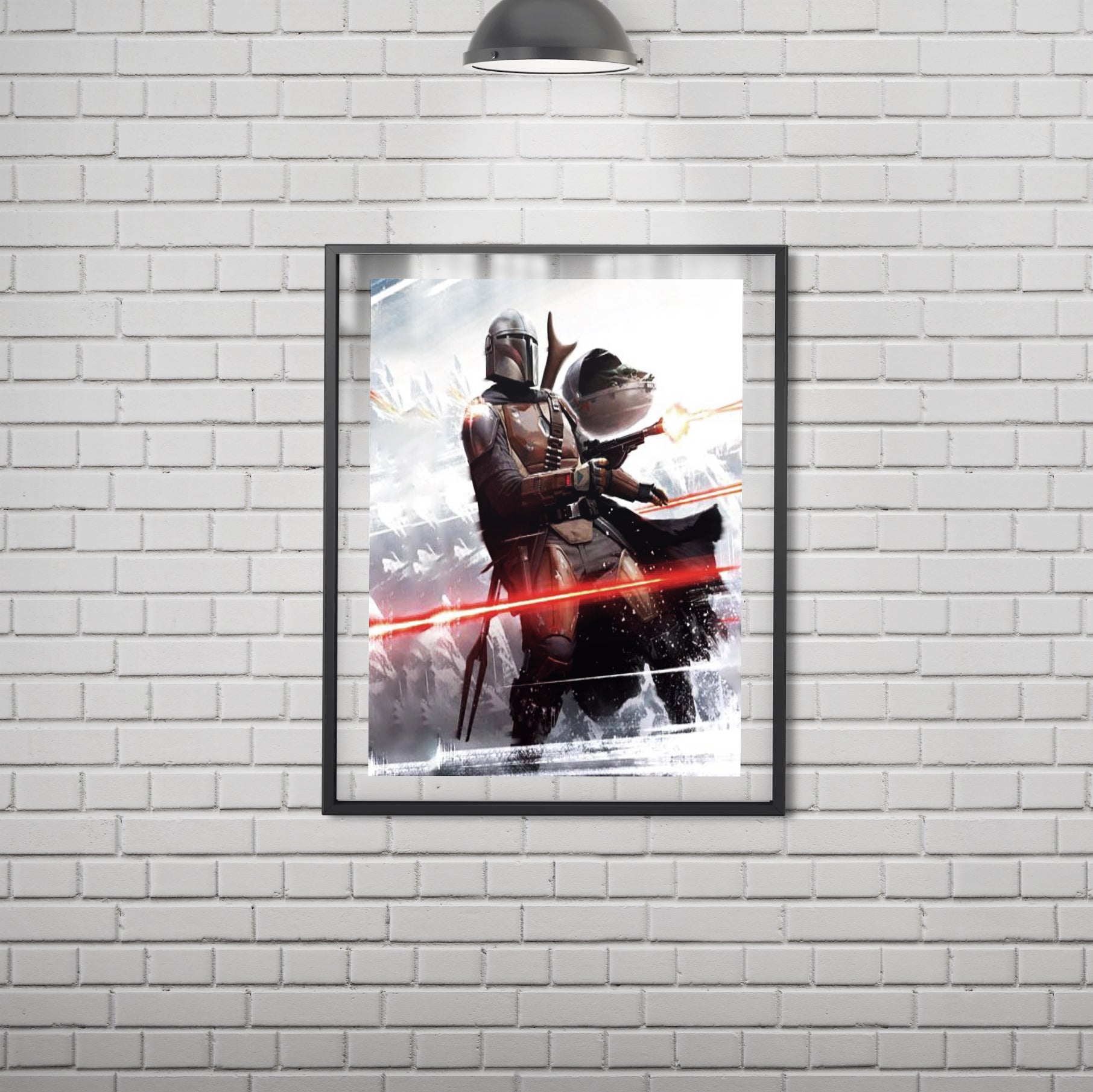 The Mandalorian and the Child - Limited Edition Lithograph Poster