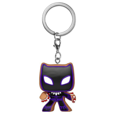 Funko Pop! Keychain - Black Panther Gingerbread