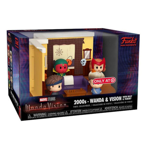 Funko Pop! WandaVision 2000s (Wanda & Vision with Billy & Tommy) Target Exclusive Figure