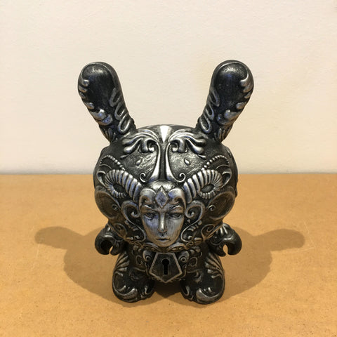Kidrobot x JRYU - It's A F.A.D. - Pewter - 8" Dunny Signed by Jryu