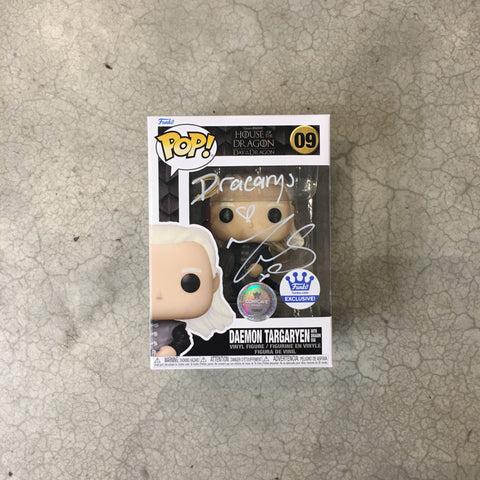 Funko Pop! TV: House of the Dragon - Daemon Targaryen Funko exclusive - Signed by Matt Smith at MEFCC 2023- Authenticated by Comicave