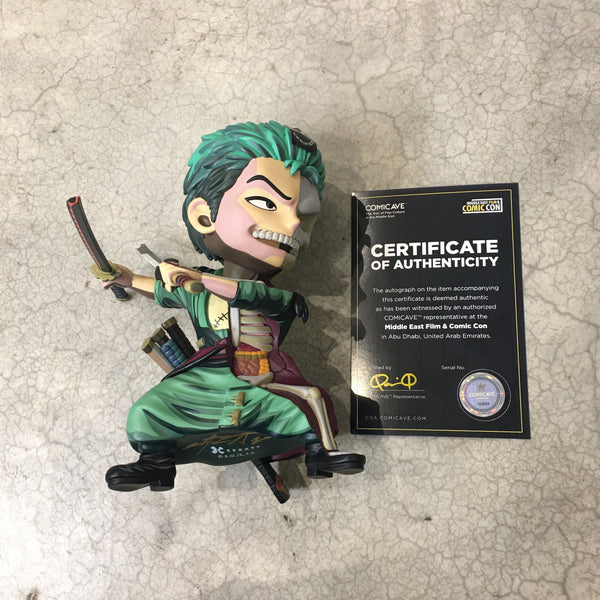 XXRAY PLUS: ZORO (ANIME EDITION) NFT included - Signed by Christopher Sabat at MEFCC 2023-  authenticated by Comicave