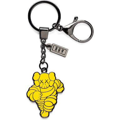 KAWS Chum Keychain Yellow