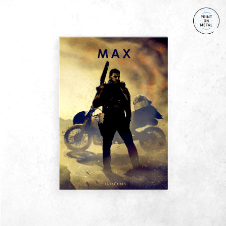 Max + R1 Rat Bike Poster - " Printed on Steel "