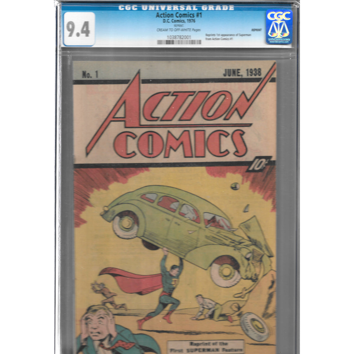 Action Comics #1 – Superman’s first appearance – Head Space