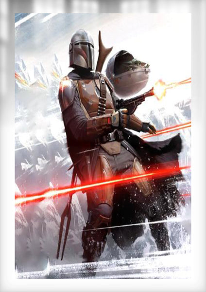 The Mandalorian and the Child - Limited Edition Lithograph Poster
