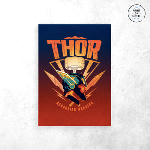 Thor Poster - " Printed on Steel "